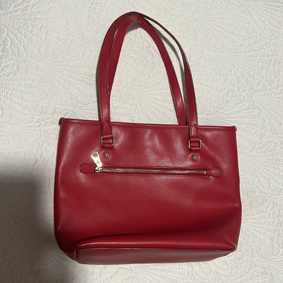 Coach Vibrant Red Tote Bag - Picture 2 of 6